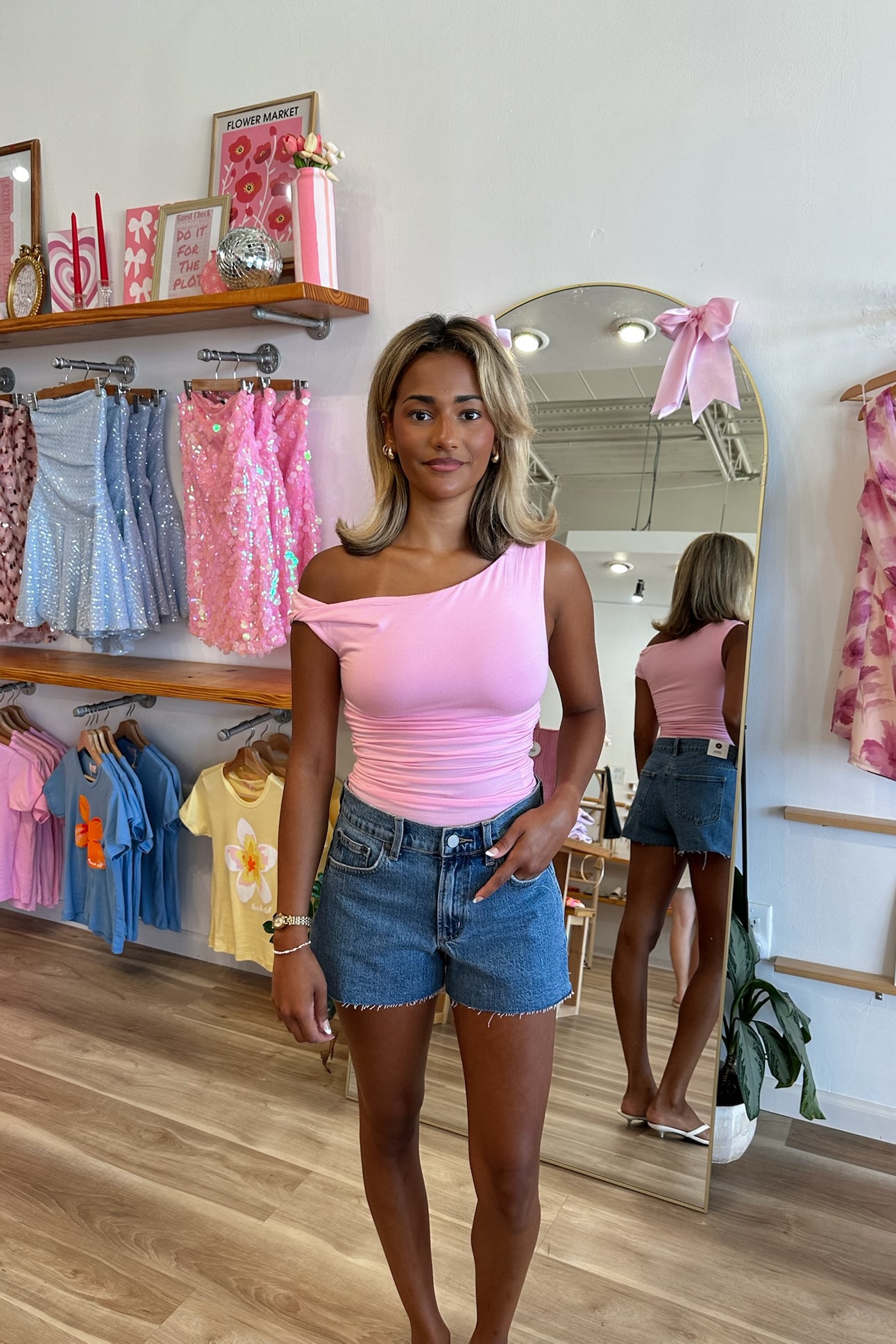 Pixelated Boutique, Women's Clothing, Women's Jewelry and Gifts, Online Shopping for Women, Virginia Beach Clothing Stores, Clothing Stores in Virginia Beach, Aesthetic Fashion Trends, East Coast Fashion Styles, Sustainable Women's Clothing, Unique Gift Ideas for Women, Womens Style, Outfit Inspo, Nautical Summer, Beach Girl, Summer Outfit, Summer Top, Pink Top