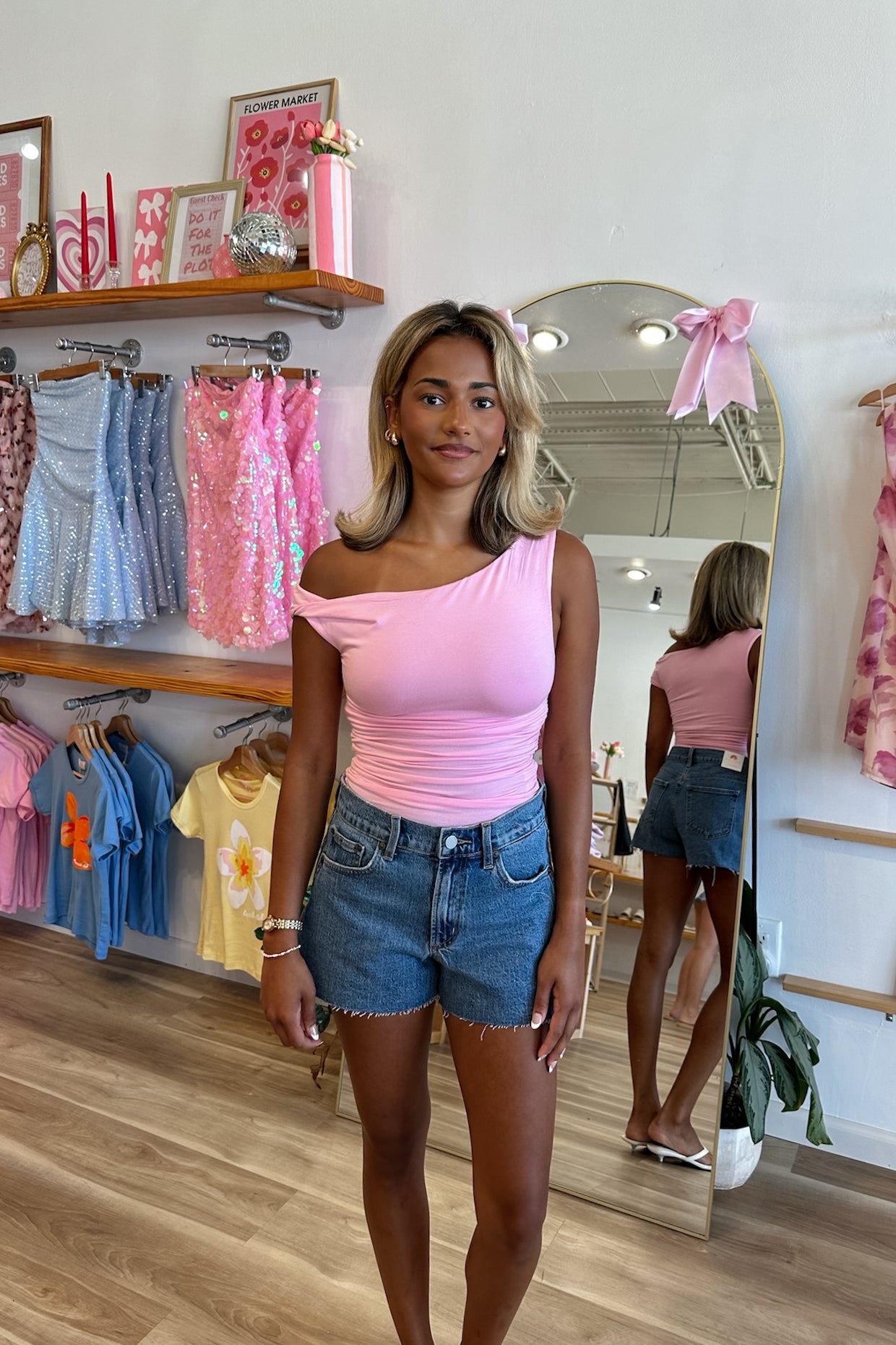 Pixelated Boutique, Women's Clothing, Women's Jewelry and Gifts, Online Shopping for Women, Virginia Beach Clothing Stores, Clothing Stores in Virginia Beach, Aesthetic Fashion Trends, East Coast Fashion Styles, Sustainable Women's Clothing, Unique Gift Ideas for Women, Womens Style, Outfit Inspo, Nautical Summer, Beach Girl, Summer Outfit, Summer Top, Pink Top