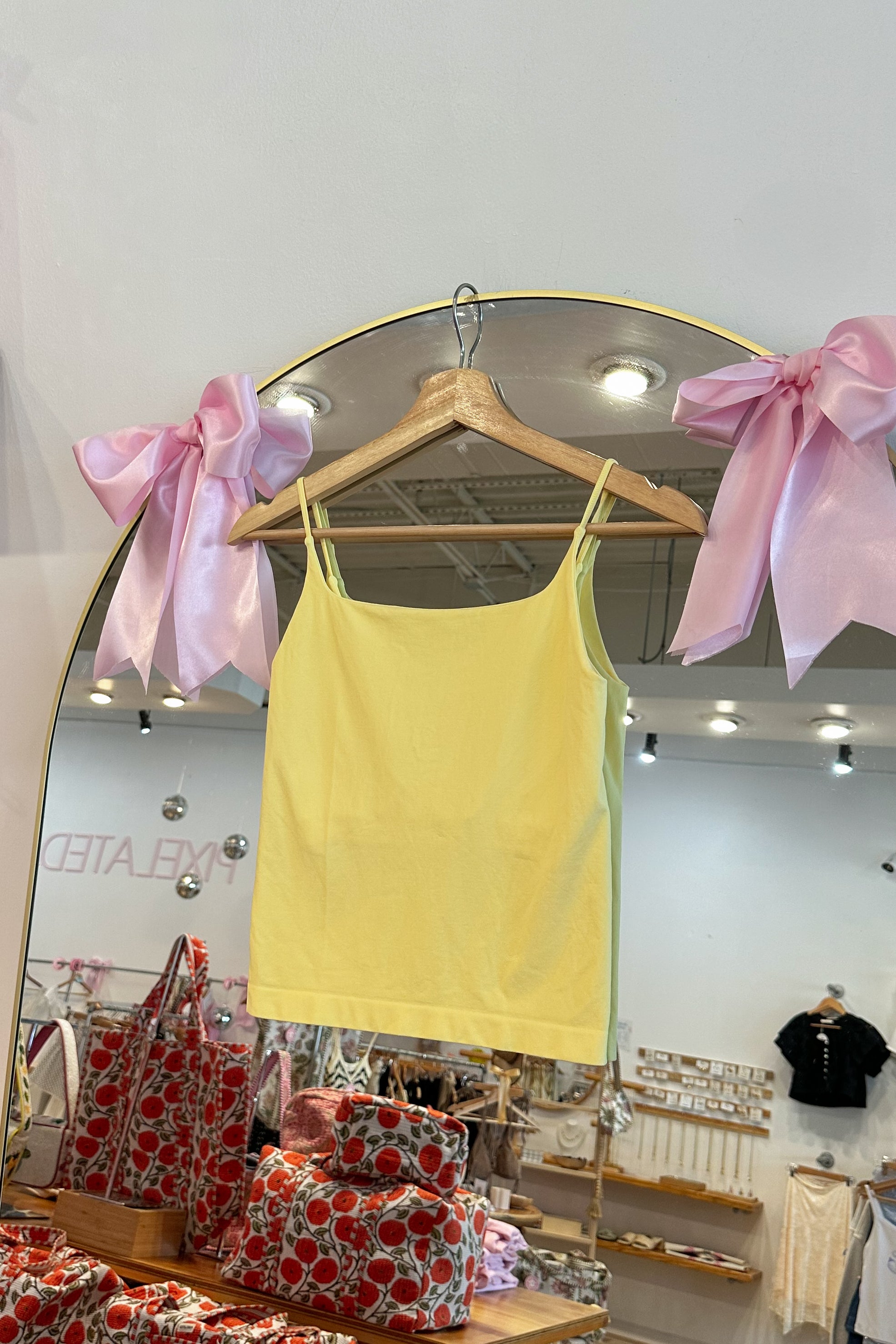 Butter Yellow Tank Top, Pixelated Boutique, Women's Clothing, Women's Jewelry and Gifts, Online Shopping for Women, Latest Fashion Trends 2025, Virginia Beach Clothing Stores, Clothing Stores in Virginia Beach, Aesthetic Fashion Trends, East Coast Fashion Styles, Sustainable Women's Clothing, Unique Gift Ideas for Women, Fall Fashion, Fall Outfit Ideas, Fall Fashion Inspiration, Womens Style, Outfit Inspo, Back to School Styles, Back to School Outfit