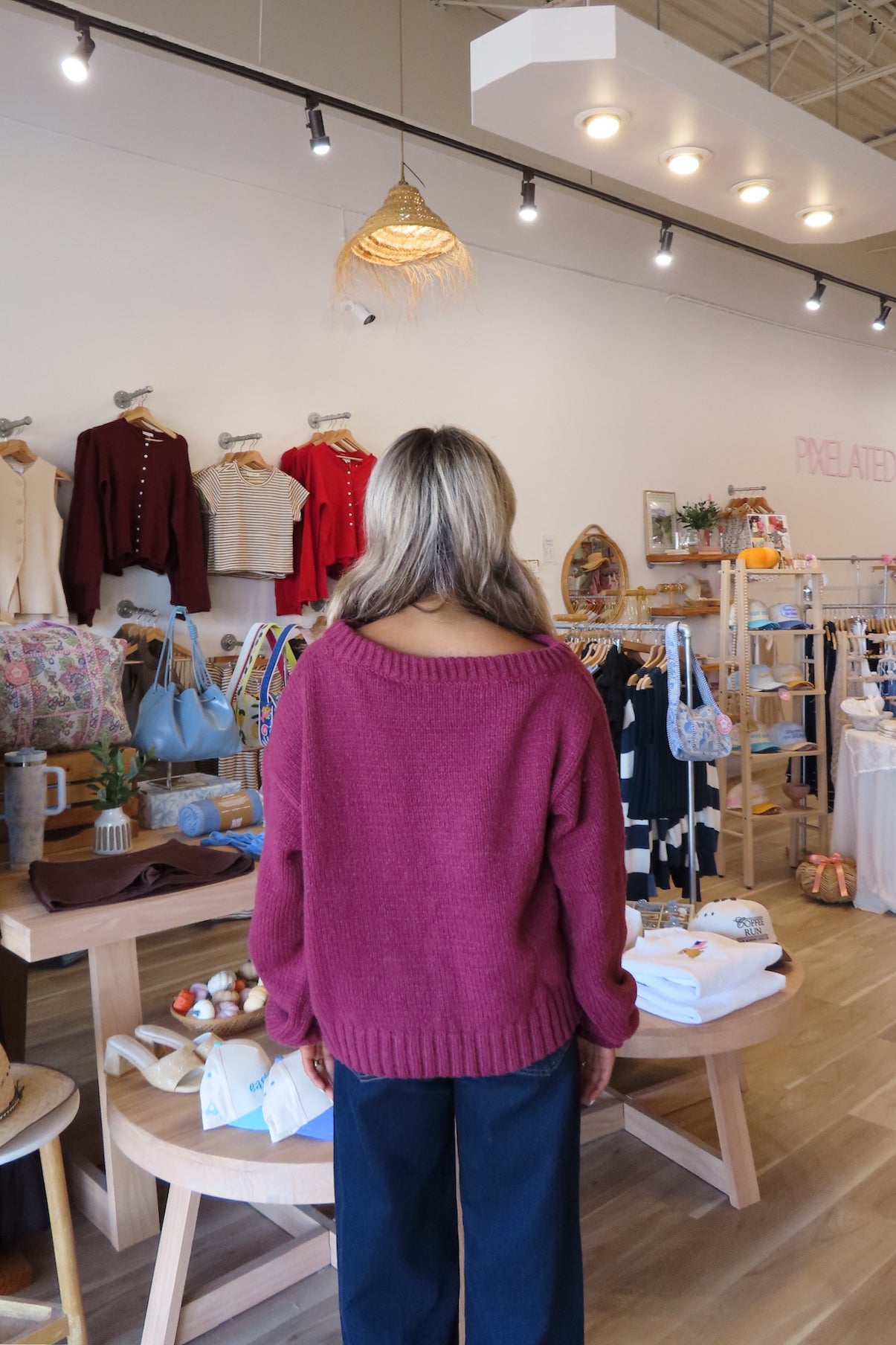 Pixelated Boutique, Women's Clothing, Outfit inspo fall, pumpkin patch outfit, fall fashion outfits, winter fashion inspo, fall outfits women, fall fits, winter fashion inspo, fall sweater, women’s fall outfit 2025, outfit ideas, fashion, fall aesthetic,  School Outfit, USA Flag sweater, cozy outfit
