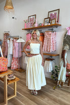Pixelated Boutique, Women's Clothing, Women's Jewelry and Gifts, Online Shopping for Women, Virginia Beach Clothing Stores, Clothing Stores in Virginia Beach, Aesthetic Fashion Trends, East Coast Fashion Styles, Sustainable Women's Clothing, Unique Gift Ideas for Women, Womens Style, Outfit Inspo, Nautical Summer, Beach Girl, Summer Outfit, Summer Inspo, Matching Set, Yellow and White Stripes
