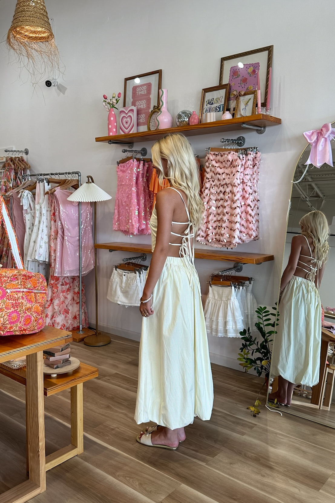 Pixelated Boutique, Women's Clothing, Women's Jewelry and Gifts, Online Shopping for Women, Virginia Beach Clothing Stores, Clothing Stores in Virginia Beach, Aesthetic Fashion Trends, East Coast Fashion Styles, Sustainable Women's Clothing, Unique Gift Ideas for Women, Womens Style, Outfit Inspo, Nautical Summer, Beach Girl, Summer Outfit, Summer Inspo, Matching Set, Yellow and White Stripes