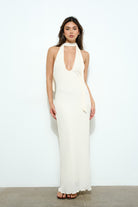 Maxi Dress, Cream Dress, Fall Dress, Pixelated Boutique, Women's Clothing, Women's Jewelry and Gifts, Online Shopping for Women, Virginia Beach Clothing Stores, Aesthetic, East Coast Fashion Styles, Women's Clothing, Fall Fashion, Fall Outfit Ideas, Fall Fashion Inspiration, Womens Style, Outfit Inspo, Back to School Styles, OOTD