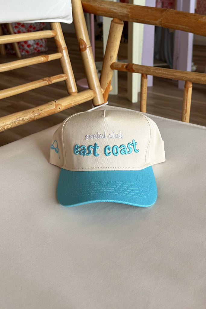 East Coast Blue Trucker Hat, Pixelated Boutique, Women's Clothing, Women's Jewelry and Gifts, Online Shopping for Women, Latest Fashion Trends 2025, Virginia Beach Clothing Stores, Clothing Stores in Virginia Beach, Aesthetic Fashion Trends, East Coast Fashion Styles, Sustainable Women's Clothing, Unique Gift Ideas for Women, Fall Fashion, Fall Outfit Ideas, Fall Fashion Inspiration, Womens Style, Outfit Inspo, Back to School Styles, Back To School Outfit