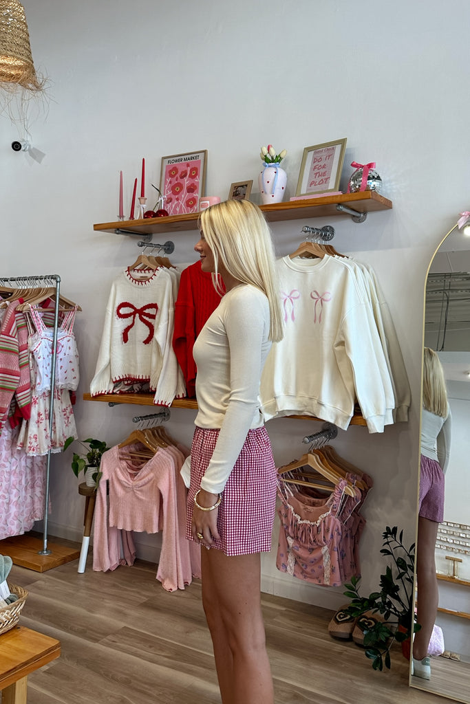 Cream Long Sleeves Top, Pixelated Boutique, Women's Clothing, Women's Jewelry and Gifts, Online Shopping for Women, Latest Fashion Trends 2024, Virginia Beach Clothing Stores, Homecoming Dresses, Fall/Winter 2024, Clothing Stores in Virginia Beach, Aesthetic Fashion Trends, East Coast Fashion Styles, Fall 2024 Fashion Trends, Holiday Styles, Sustainable Women's Clothing, Cozy styles, Unique Gift Ideas for Women
