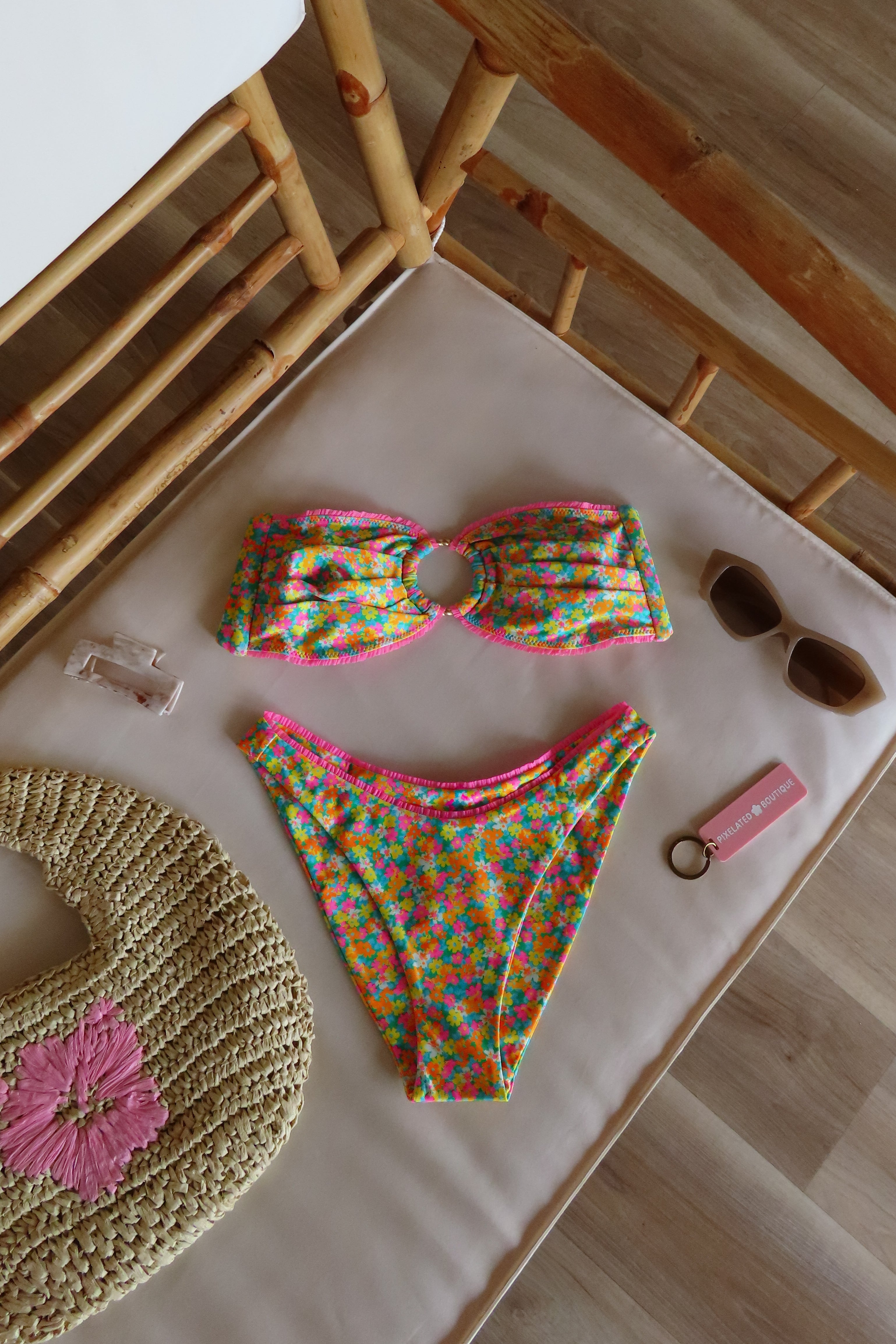 Pixelated Boutique, Women's Clothing, Outfit Inspo Spring, Summer fashion outfits, Spring fashion Inspo, Spring fits, Spring fashion inspo, winter dresses, women’s spring outfit 2026, Spring aesthetic, school outfits, Spring Break, Vacation Bikini, Baithing suit, Womens swimsuit, floral bikini 