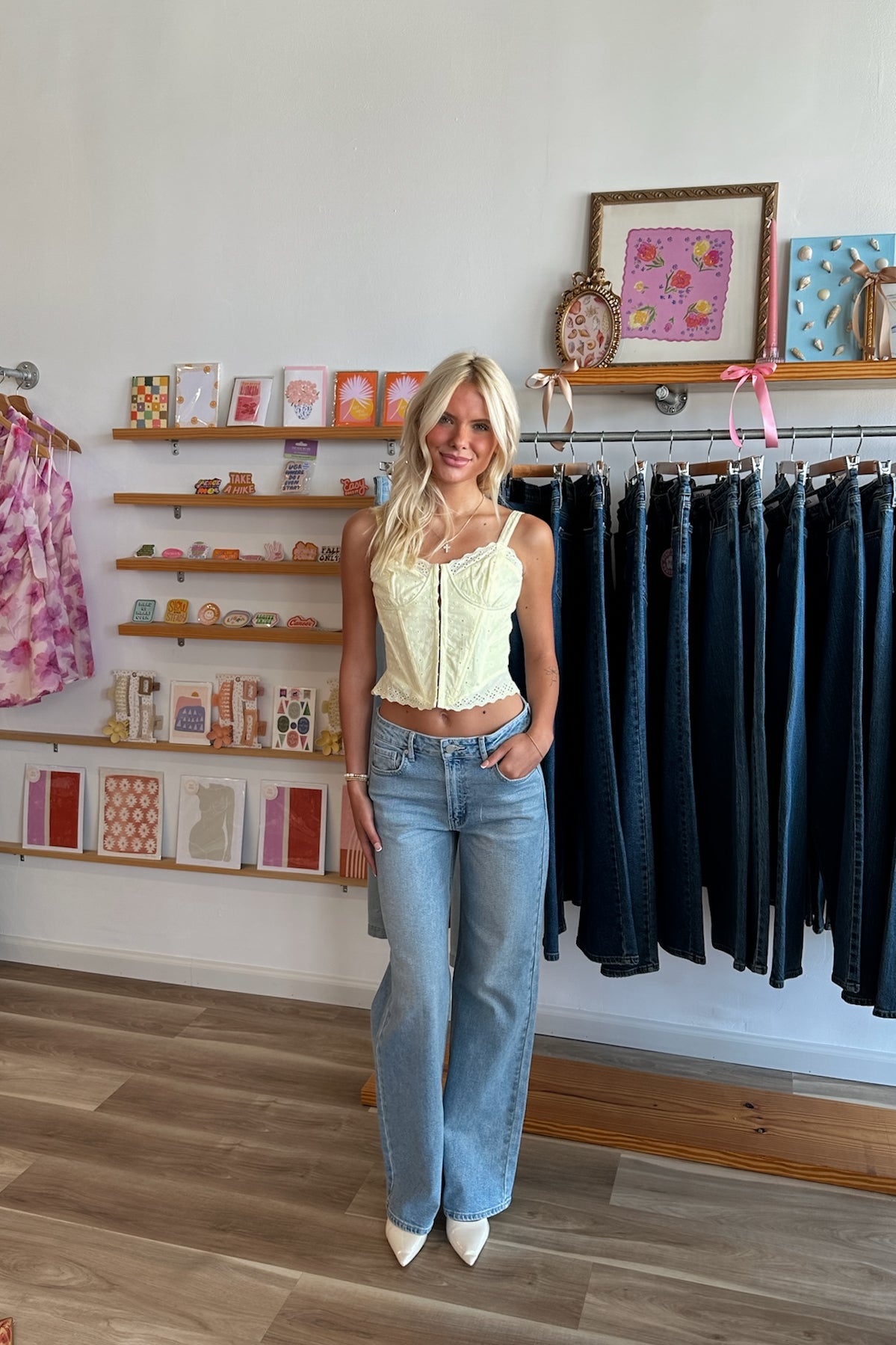 Pixelated Boutique, Women's Clothing, Women's Jewelry and Gifts, Online Shopping for Women, Virginia Beach Clothing Stores, Clothing Stores in Virginia Beach, Aesthetic Fashion Trends, East Coast Fashion Styles, Sustainable Women's Clothing, Unique Gift Ideas for Women, Womens Style, Outfit Inspo, Nautical Summer, Beach Girl, Summer Outfit, Summer Inspo, Denim Jeans, Denim