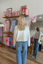 Pixelated Boutique, Women's Clothing, Women's Jewelry and Gifts, Online Shopping for Women, Virginia Beach Clothing Stores, Clothing Stores in Virginia Beach, Aesthetic Fashion Trends, East Coast Fashion Styles, Sustainable Women's Clothing, Unique Gift Ideas for Women, Womens Style, Outfit Inspo, Nautical Summer, Beach Girl, Summer Outfit, Summer Inspo, Cardigan, Cozy Summer, Chic Style 