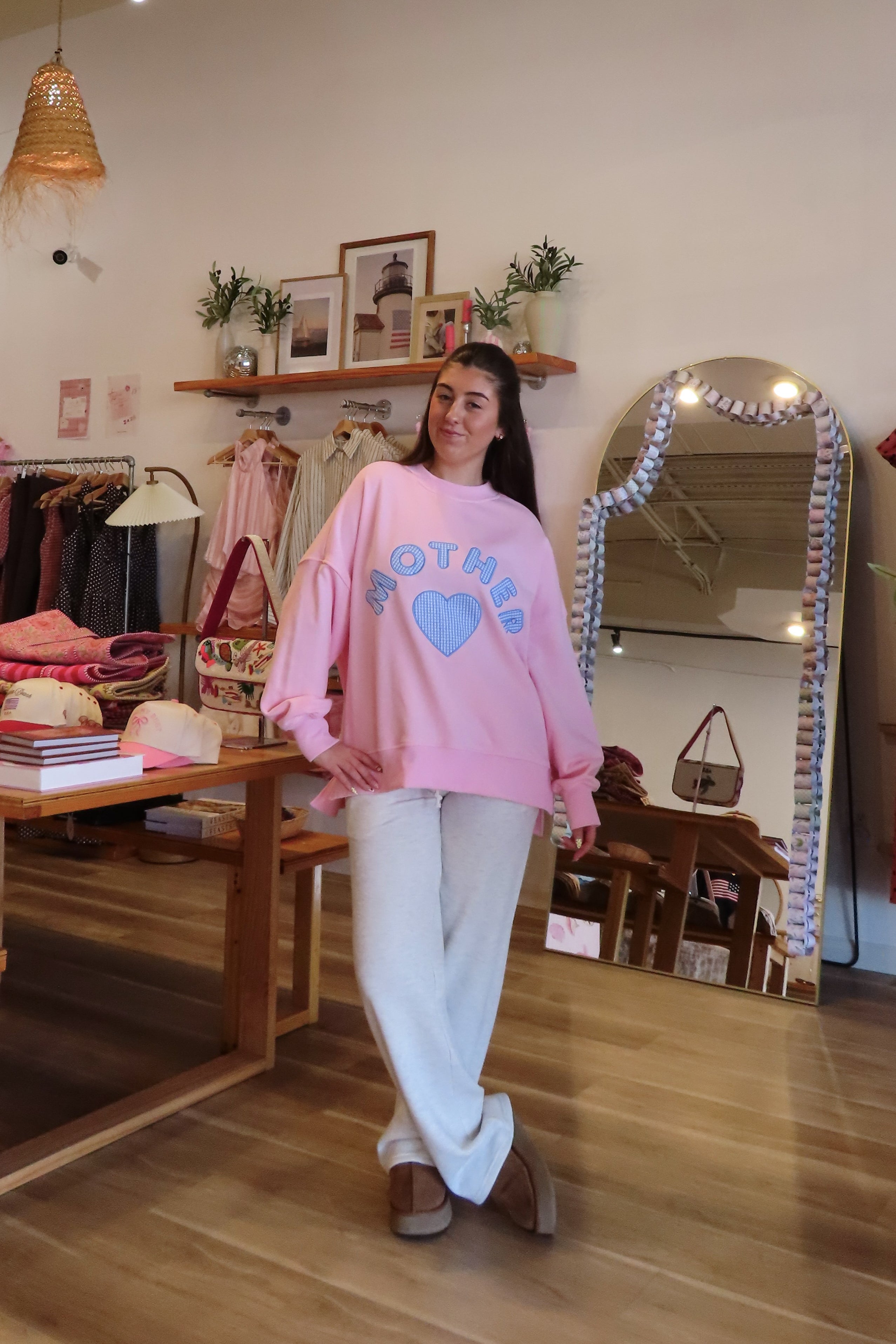 Pixelated Boutique, Women's Clothing, Online Shopping for Women, Fashion Trends 2026, Outfit Inspo, Virginia beach clothing stores, clothing stores in Virginia Beach, fashion outfits, fashion Inspo, women’s outfit 2026, outfit ideas, fashion, spring aesthetic, women’s spring outfit, spring style, spring break, cozy style, wide leg sweatpants, grey sweatpants, neutral style 