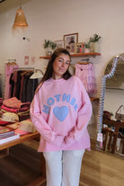Pixelated Boutique, Women's Clothing, Online Shopping for Women, Fashion Trends 2026, Outfit Inspo, Virginia beach clothing stores, clothing stores in Virginia Beach, fashion outfits, fashion Inspo, women’s outfit 2026, outfit ideas, fashion, spring aesthetic, women’s spring outfit, spring style, spring break, crewneck, mother sweatshirt, pink crewneck 
