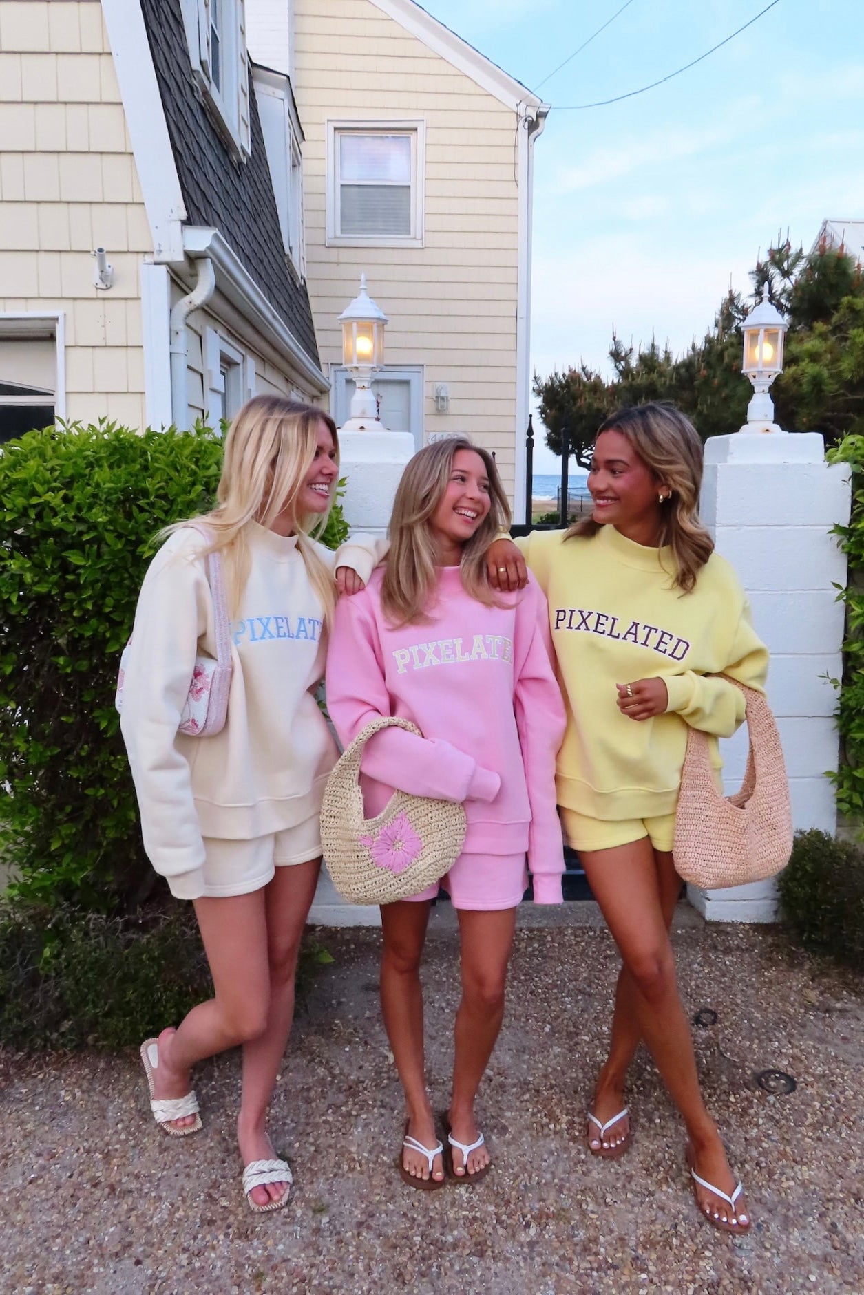 Yellow, sweatshorts with elastic waistband, drawstring, straight leg, and fleece lining
Pixelated Boutique, Virginia Beach Boutique, 757 Shopping, fleece sweatshorts women, women’s fleece shorts, cozy lounge set, luxury loungewear women, chic athleisure set, clean girl aesthetic sweatshirt, relaxed fit sweat set, fleece matching set, pilates outfit, summer sweatshirt