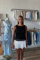 Pixelated Boutique, Women's Clothing, Women's Jewelry and Gifts, Online Shopping for Women, Virginia Beach Clothing Stores, Clothing Stores in Virginia Beach, Aesthetic Fashion Trends, East Coast Fashion Styles, Sustainable Women's Clothing, Unique Gift Ideas for Women, Womens Style, Outfit Inspo, Nautical Summer, Beach Girl, Summer Outfit, Summer Inspo, Top, Mesh Details 