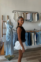Pixelated Boutique, Women's Clothing, Women's Jewelry and Gifts, Online Shopping for Women, Virginia Beach Clothing Stores, Clothing Stores in Virginia Beach, Aesthetic Fashion Trends, East Coast Fashion Styles, Sustainable Women's Clothing, Unique Gift Ideas for Women, Womens Style, Outfit Inspo, Nautical Summer, Beach Girl, Summer Outfit, Summer Inspo, Top, Mesh Details 