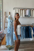 Pixelated Boutique, Women's Clothing, Women's Jewelry and Gifts, Online Shopping for Women, Virginia Beach Clothing Stores, Clothing Stores in Virginia Beach, Aesthetic Fashion Trends, East Coast Fashion Styles, Sustainable Women's Clothing, Unique Gift Ideas for Women, Womens Style, Outfit Inspo, Nautical Summer, Beach Girl, Summer Outfit, Summer Inspo, White Tube Top