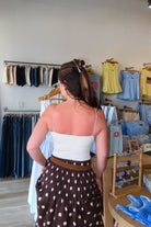Cream, ribbed tank top with lined square neckline and corded spaghetti straps
Pixelated Boutique, Women's Clothing, Virginia Beach Clothing Stores, Clothing Stores in Virginia Beach, Virginia Beach Boutique, 757 Boutique, Online Shopping for Women, summer aesthetic, spring break, vacation style, vacation outfits, beach boutique, beach fashion, beach outfits, women’s boutique clothing, boutique clothing for women, coastal cowgirl outfits, coastal aesthetic clothing