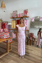 Pink Floral Maxi Dress, Pixelated Boutique, Women's Clothing, Women's Jewelry and Gifts, Online Shopping for Women, Latest Fashion Trends 2025, Virginia Beach Clothing Stores, Clothing Stores in Virginia Beach, Aesthetic Fashion Trends, East Coast Fashion Styles, Sustainable Women's Clothing, Unique Gift Ideas for Women, Fall Fashion, Fall Outfit Ideas, Fall Fashion Inspiration, Womens Style, Outfit Inspo, Back to School Styles, Back to School dress, Sorority Rush Dress