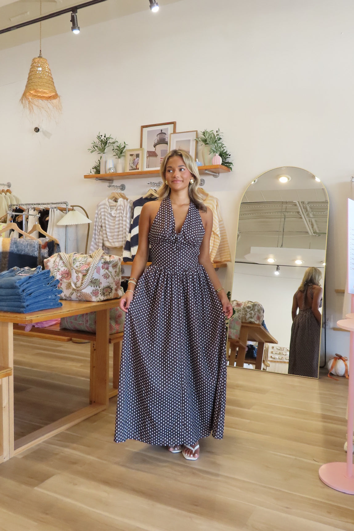 Pixelated Boutique, Women's Clothing, Outfit inspo fall, pumpkin patch outfit, fall fashion outfits, winter fashion inspo, fall outfits women, fall fits, winter fashion inspo,, women’s fall outfit 2025, outfit ideas, fashion, fall aesthetic, school outfits, maxi dress, brown polk a dots, homecoming dress, fall dress