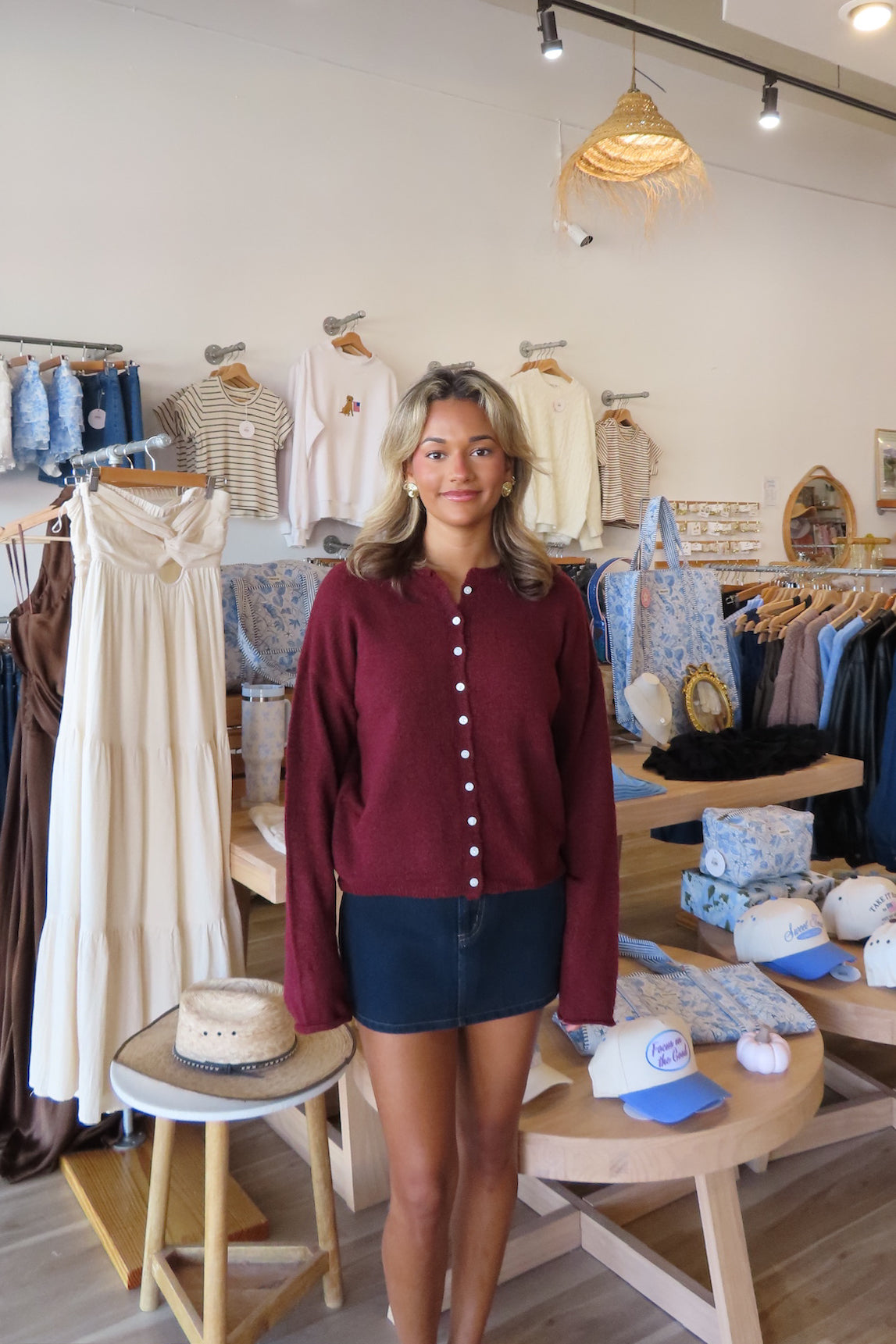 Pixelated Boutique, Women's Clothing, Outfit inspo fall, pumpkin patch outfit, fall fashion outfits, winter fashion inspo, fall outfits women, fall fits, winter fashion inspo, fall dresses, women’s fall outfit 2025, outfit ideas, fashion, fall aesthetic, school outfits, red cardigan, cozy style