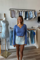 Blue Sweater, Pixelated Boutique, Women's Clothing, Women's Jewelry and Gifts, Online Shopping for Women, Latest Fashion Trends 2025, Virginia Beach Clothing Stores, Clothing Stores in Virginia Beach, Aesthetic Fashion Trends, East Coast Fashion Styles, Sustainable Women's Clothing, Unique Gift Ideas for Women, Fall Fashion, Fall Outfit Ideas, Fall Fashion Inspiration, Womens Style, Outfit Inspo, Back to School Styles, Back to School Outfit