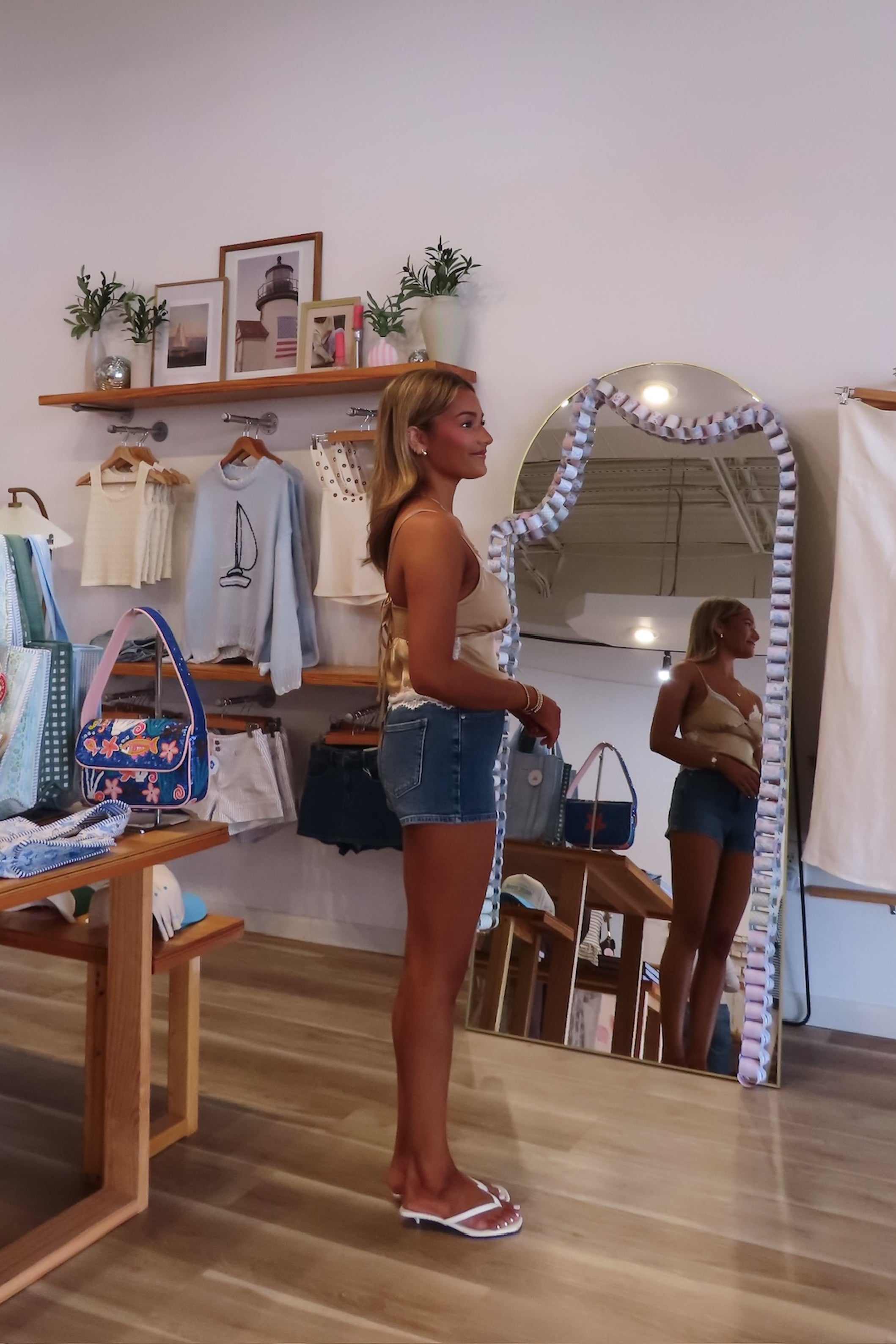 Blue, medium wash denim shorts with high rise and classic hem, women's jean shorts, summer shorts
Pixelated Boutique, Women's Clothing, Virginia Beach Clothing Stores, Clothing Stores in Virginia Beach, Virginia Beach Boutique, 757 Boutique, Online Shopping for Women, summer aesthetic, brunch outfit, vacation style, vacation outfits, beach boutique, beach fashion, beach outfits, women’s boutique clothing, boutique clothing for women, coastal cowgirl outfits, coastal aesthetic clothing