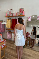 White Mini Dress, Pixelated Boutique, Women's Clothing, Women's Jewelry and Gifts, Online Shopping for Women, Latest Fashion Trends 2025, Virginia Beach Clothing Stores, Clothing Stores in Virginia Beach, Aesthetic Fashion Trends, East Coast Fashion Styles, Sustainable Women's Clothing, Unique Gift Ideas for Women, Fall Fashion, Fall Outfit Ideas, Fall Fashion Inspiration, Womens Style, Outfit Inspo, Rush Dresses, Back to School Styles 
