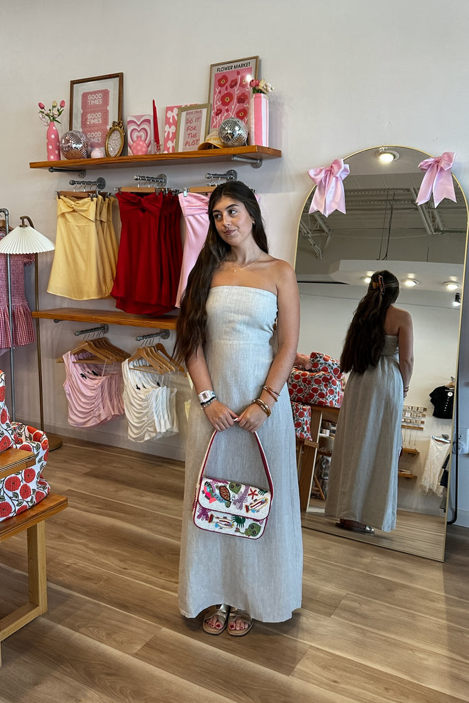 Beige Linen Maxi Dress, Pixelated Boutique, Women's Clothing, Women's Jewelry and Gifts, Online Shopping for Women, Latest Fashion Trends 2025, Virginia Beach Clothing Stores, Clothing Stores in Virginia Beach, Aesthetic Fashion Trends, East Coast Fashion Styles, Sustainable Women's Clothing, Unique Gift Ideas for Women, Fall Fashion, Fall Outfit Ideas, Fall Fashion Inspiration, Womens Style, Outfit Inspo, Back to School Styles, Back to School Outfit