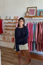 Blue Cableknit Sweater, Pixelated Boutique, Women's Clothing, Women's Jewelry and Gifts, Online Shopping for Women, Latest Fashion Trends 2025, Virginia Beach Clothing Stores, Clothing Stores in Virginia Beach, Aesthetic Fashion Trends, East Coast Fashion Styles, Sustainable Women's Clothing, Unique Gift Ideas for Women, Fall Fashion, Fall Outfit Ideas, Fall Fashion Inspiration, Womens Style, Outfit Inspo, Back to School Styles, Back to School Outfit