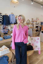 Pixelated Boutique, Women's Clothing, Women's Jewelry and Gifts, Online Shopping for Women, Latest Fashion Trends 2025, Virginia Beach Clothing Stores, Clothing Stores in Virginia Beach, Aesthetic Fashion Trends, East Coast Fashion Styles, Sustainable Women's Clothing, Unique Gift Ideas for Women, Fall Fashion, Fall Outfit Ideas, Fall Fashion Inspiration, Womens Style, Outfit Inspo, Back to School Styles, Fall Sweater, Sweater Weather, Cardigan, Pink