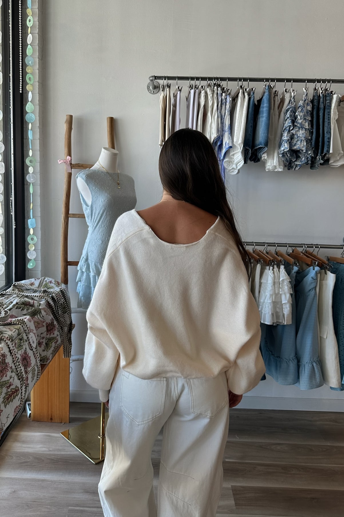 Cream Sweater, Pixelated Boutique, Women's Clothing, Women's Jewelry and Gifts, Online Shopping for Women, Latest Fashion Trends 2025, Virginia Beach Clothing Stores, Clothing Stores in Virginia Beach, Aesthetic Fashion Trends, East Coast Fashion Styles, Sustainable Women's Clothing, Unique Gift Ideas for Women, Fall Fashion, Fall Outfit Ideas, Fall Fashion Inspiration, Womens Style, Outfit Inspo, Back to School Styles, Back To School Outfit, 