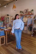 Blue, light wash jeans with low-rise, straight leg, and baggy fit
Virginia Beach Boutique, 757 Boutique, Online Shopping for Women, summer aesthetic, vintage jeans, vintage denim, low rise denim, low rise jeans, vacation style, vacation outfits, beach boutique, beach fashion, beach outfits, women’s boutique clothing, boutique clothing for women, coastal cowgirl outfits, coastal aesthetic clothing
