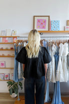 Pixelated Boutique, Women's Clothing, Women's Jewelry and Gifts, Online Shopping for Women, Latest Fashion Trends 2025, Virginia Beach Clothing Stores, Clothing Stores in Virginia Beach, Aesthetic Fashion Trends, East Coast Fashion Styles, Sustainable Women's Clothing, Unique Gift Ideas for Women, Fall Fashion, Fall Outfit Ideas, Fall Fashion Inspiration, Womens Style, Outfit Inspo, Rush Dresses, Back to School Styles, Fall Top, BabyDoll Top, Black Shirt