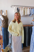 Pixelated Boutique, Women's Clothing, Women's Jewelry and Gifts, Online Shopping for Women, Latest Fashion Trends 2025, Virginia Beach Clothing Stores, Clothing Stores in Virginia Beach, Aesthetic Fashion Trends, East Coast Fashion Styles, Sustainable Women's Clothing, Unique Gift Ideas for Women, Fall Fashion, Fall Outfit Ideas, Fall Fashion Inspiration, Womens Style, Outfit Inspo, Back to School Styles, Fall Sweater, Sweater Weather, Cardigan, Yellow