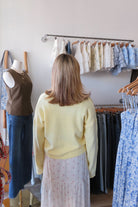 Pixelated Boutique, Women's Clothing, Women's Jewelry and Gifts, Online Shopping for Women, Latest Fashion Trends 2025, Virginia Beach Clothing Stores, Clothing Stores in Virginia Beach, Aesthetic Fashion Trends, East Coast Fashion Styles, Sustainable Women's Clothing, Unique Gift Ideas for Women, Fall Fashion, Fall Outfit Ideas, Fall Fashion Inspiration, Womens Style, Outfit Inspo, Back to School Styles, Fall Sweater, Sweater Weather, Cardigan, Yellow
