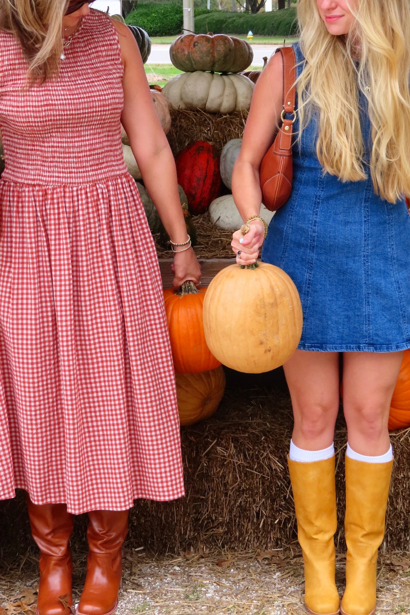 Women's Clothing, Outfit inspo fall, pumpkin patch outfit, fall fashion outfits, winter fashion inspo, fall outfits women, fall fits, fall dress, winter fashion inspo, fall dresses, women’s fall outfit 2025, outfit ideas, fashion, fall aesthetic, school outfits, Autumb Style, Autumn Outfit, Gingham, Denim, Fall Boot, Farm 