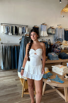 White Dress, Pixelated Boutique, Women's Clothing, Women's Jewelry and Gifts, Online Shopping for Women, Virginia Beach Clothing Stores, Aesthetic, East Coast Fashion Styles, Women's Clothing, Fall Fashion, Fall Outfit Ideas, Fall Fashion Inspiration, Womens Style, Outfit Inspo, Back to School Styles, OOTD