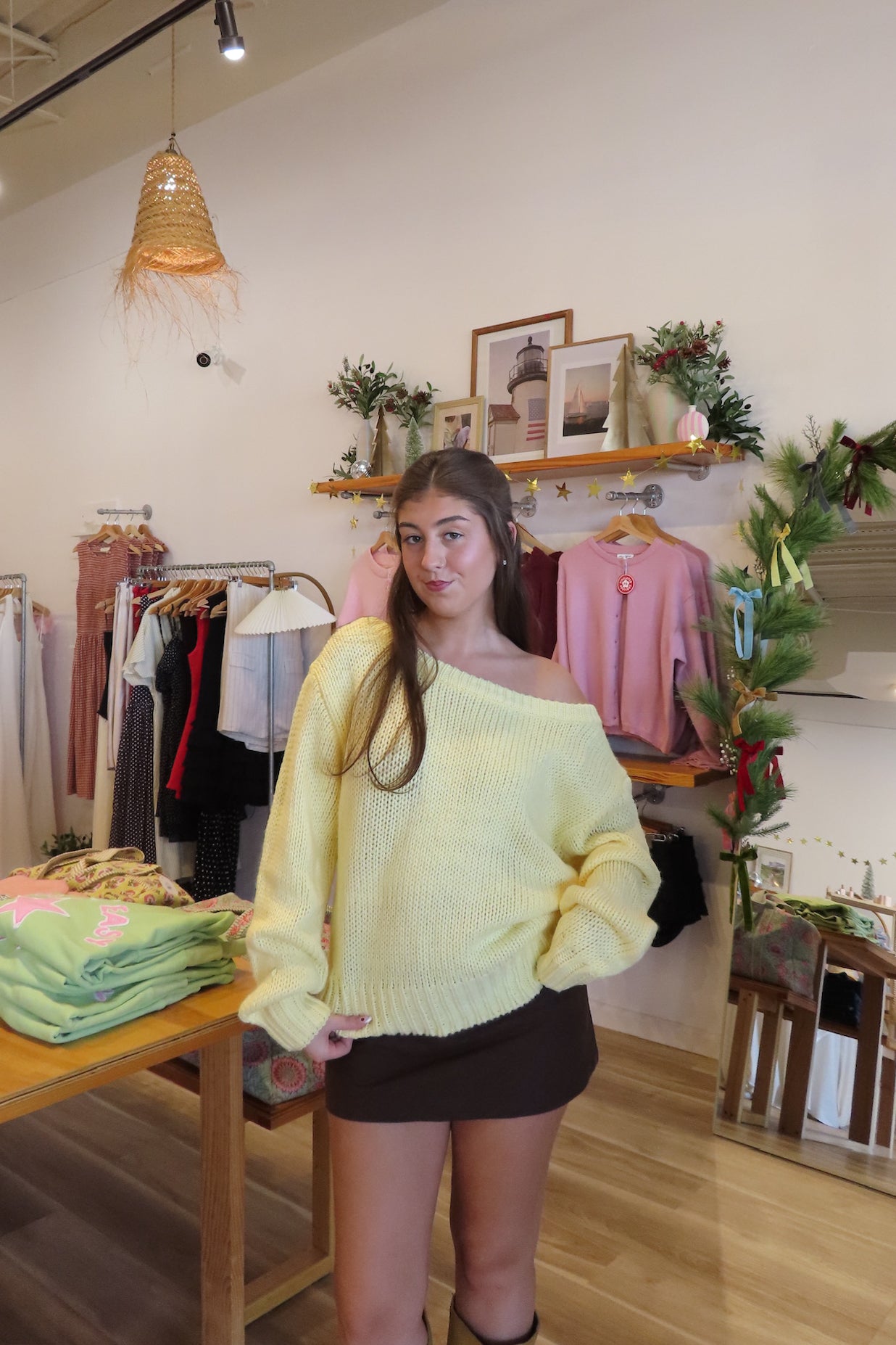 Pixelated Boutique, Women's Clothing, Outfit inspo fall, pumpkin patch outfit, fall fashion outfits, winter fashion inspo, fall outfits women, fall fits, winter fashion inspo, fall dresses, women’s fall outfit 2025, outfit ideas, fashion, fall aesthetic, school outfits, women’s winter outfit, winter style, cozy style, warm fall outfits, Yellow Sweater 
