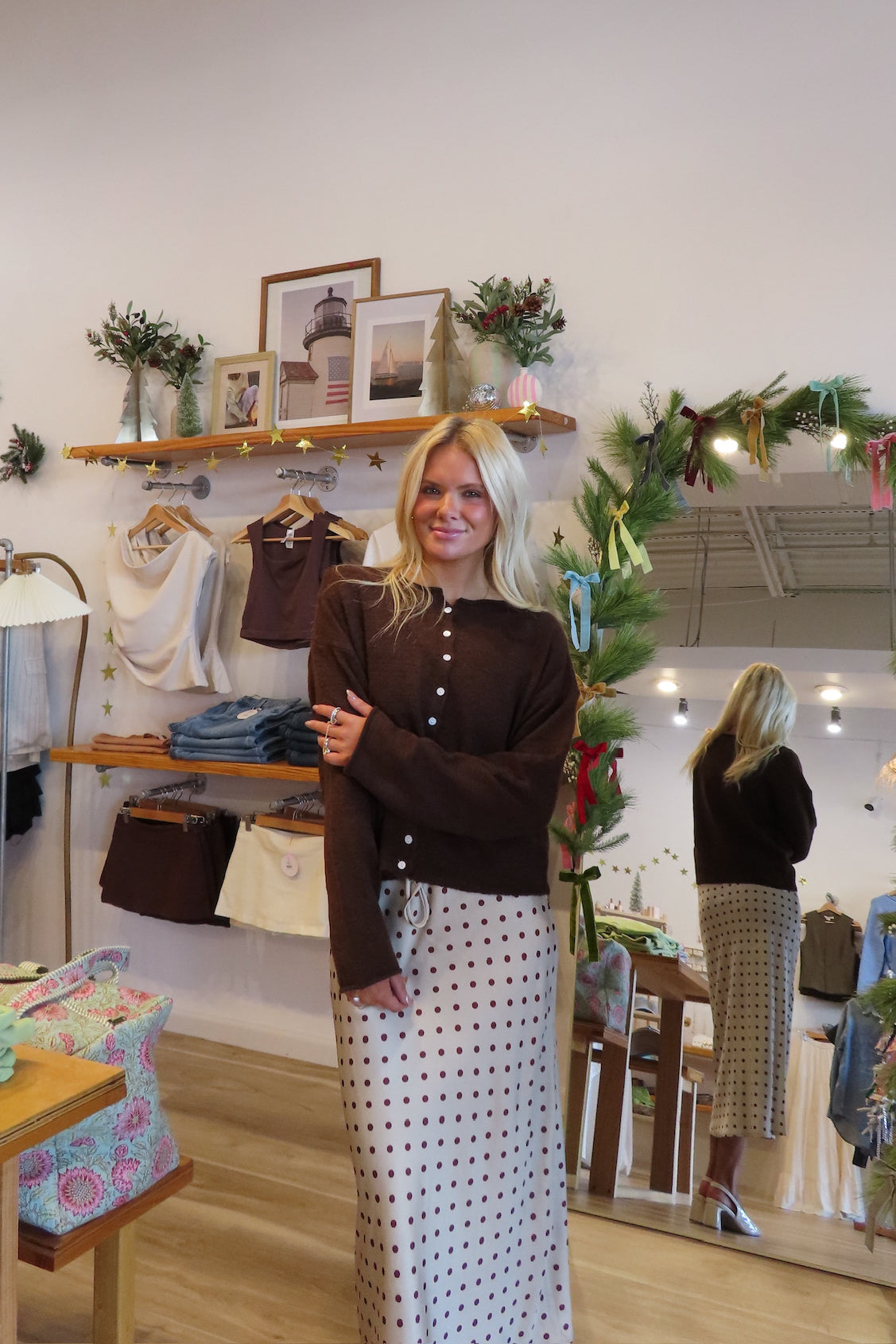 Pixelated Boutique, Women's Clothing, Outfit inspo fall,  fall fashion outfits, winter fashion inspo, fall outfits women, fall fits, winter fashion inspo, fall dresses, women’s fall outfit 2025, outfit ideas, fashion, fall aesthetic, school outfits, women’s winter outfit, winter style, cozy style, warm fall outfits, Brown Cardigan, Holiday Outfit 