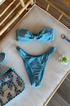 Pixelated Boutique, Women's Clothing, Women's Jewelry and Gifts, Online Shopping for Women, Latest Fashion Trends 2025, Virginia Beach Clothing Stores, Clothing Stores in Virginia Beach, Aesthetic Fashion Trends, East Coast Fashion Styles, Spring Fashion, Sustainable Women's Clothing, Unique Gift Ideas for Women, Womens Style, Outfit Inspo, Swim, Swimwear, Spring Break, Sparkly Bikini, Blue Bikini, Strapless Bikini 