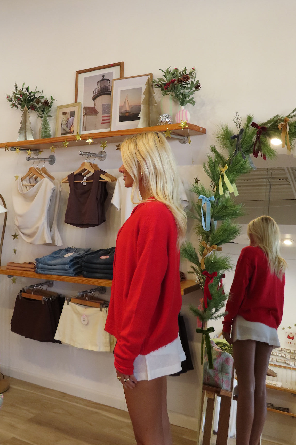 Pixelated Boutique, Women's Clothing, Outfit inspo fall,  fall fashion outfits, winter fashion inspo, fall outfits women, Winter fits, winter fashion inspo, fall dresses, women’s autumn outfit 2025, outfit ideas, fashion, fall aesthetic, school outfits, women’s winter outfit, winter style, cozy style, warm fall outfits, Winter going out outfits, Red Cardigan, Knit Cardigan