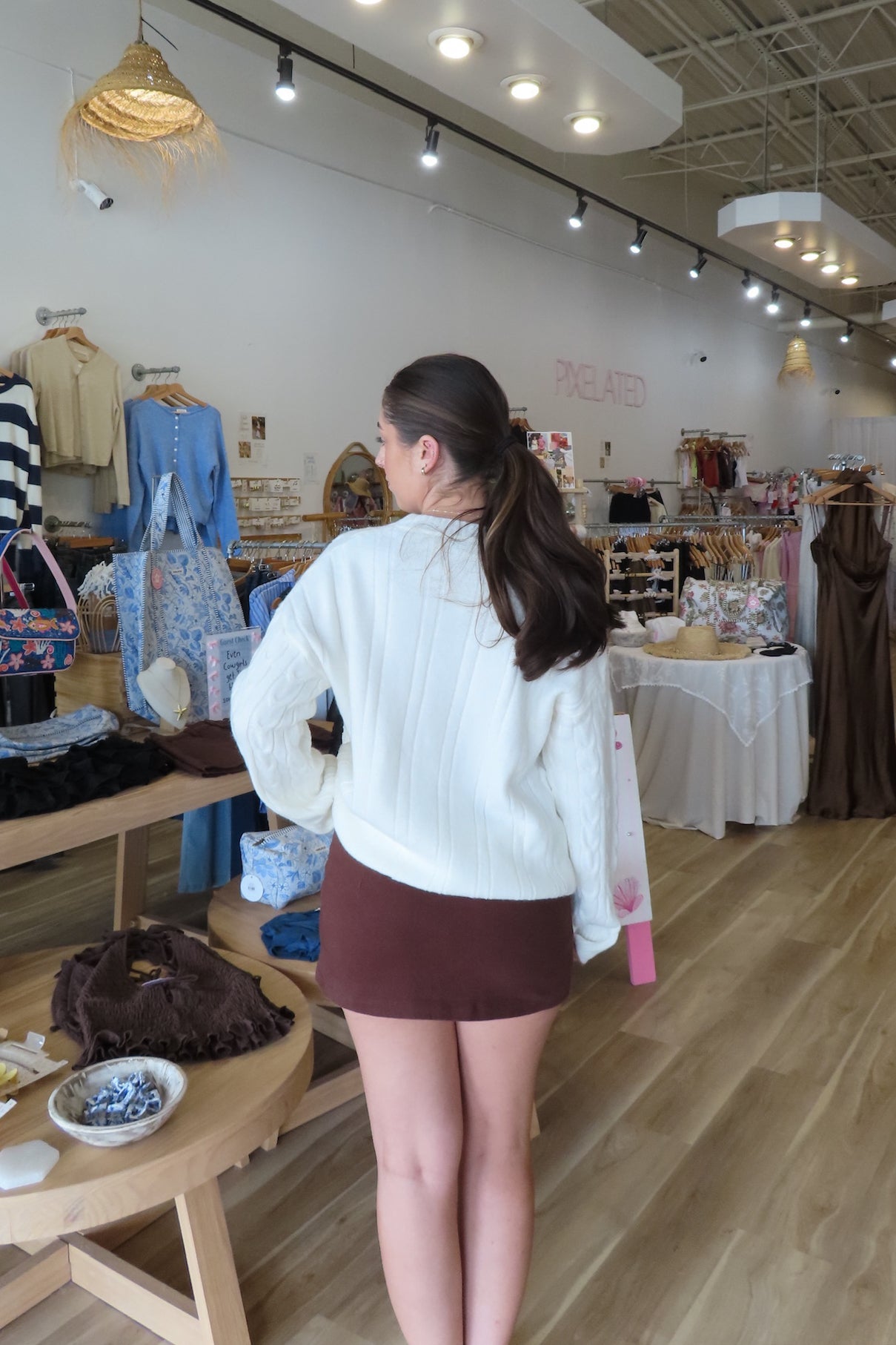 Pixelated Boutique, Women's Clothing, Women's Jewelry and Gifts, Online Shopping for Women, Latest Fashion Trends 2025, Virginia Beach Clothing Stores, Clothing Stores in Virginia Beach, Aesthetic Fashion Trends, East Coast Fashion Styles, Sustainable Women's Clothing, Unique Gift Ideas for Women, Fall Fashion, Fall Outfit Ideas, Fall Fashion Inspiration, Womens Style, Outfit Inspo, Back to School Styles, Fall Sweater, Cozy Style, white sweater , Oversized Sweater 