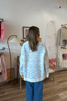 Blue snowflake winter sweater, Pixelated Boutique, Women's Clothing, Women's Jewelry and Gifts, Online Shopping for Women, Latest Fashion Trends 2024, Virginia Beach Clothing Stores, Homecoming Dresses, Fall/Winter 2024, Clothing Stores in Virginia Beach, Aesthetic Fashion Trends, East Coast Fashion Styles, Fall 2024 Fashion Trends, Holiday Styles, Sustainable Women's Clothing, Cozy styles, Unique Gift Ideas for Women
