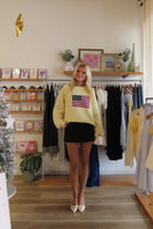 Pixelated Boutique, Women's Clothing, Outfit Inspo Winter, Winter fashion outfits, winter fashion Inspo, Winter fits, winter fashion inspo, winter dresses, women’s winter outfit 2025, outfit ideas, fashion, winter aesthetic, school outfits, women’s winter outfit, winter style, cozy style, warm winter outfits, winter school outfit, sweater weather, yellow sweater, oversized sweater 