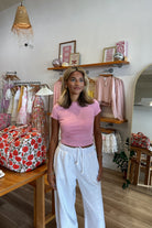 Pixelated Boutique, Women's Clothing, Women's Jewelry and Gifts, Online Shopping for Women, Latest Fashion Trends 2025, Virginia Beach Clothing Stores, Clothing Stores in Virginia Beach, Aesthetic Fashion Trends, East Coast Fashion Styles, Sustainable Women's Clothing, Unique Gift Ideas for Women, Fall Fashion, Fall Outfit Ideas, Fall Fashion Inspiration, Womens Style, Outfit Inspo, Rush Dresses, Back to School Styles, Pink Baby Tee, Pink Casual Top, Fall Top 
