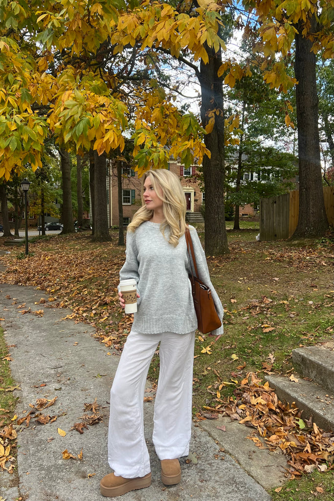 Noah Sweater in Gray, Pixelated Boutique, Women's Clothing, Women's Jewelry and Gifts, Online Shopping for Women, Latest Fashion Trends 2024, Virginia Beach Clothing Stores, Homecoming Dresses, Fall/Winter 2024, Clothing Stores in Virginia Beach, Aesthetic Fashion Trends, East Coast Fashion Styles, Fall 2024 Fashion Trends, Holiday Styles, Sustainable Women's Clothing, Cozy styles, Unique Gift Ideas for Women