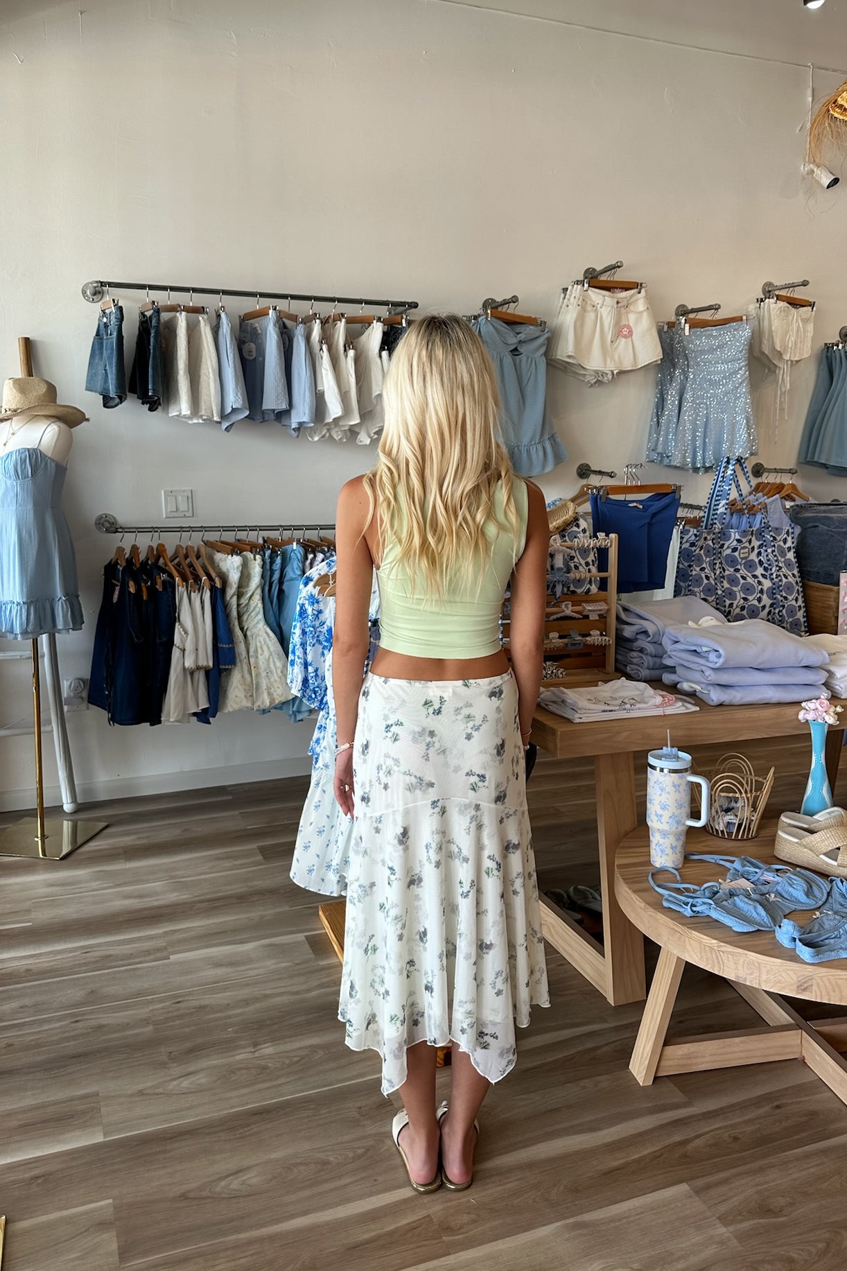 Pixelated Boutique, Women's Clothing, Women's Jewelry and Gifts, Online Shopping for Women, Virginia Beach Clothing Stores, Clothing Stores in Virginia Beach, Aesthetic Fashion Trends, East Coast Fashion Styles, Sustainable Women's Clothing, Unique Gift Ideas for Women, Womens Style, Outfit Inspo, Nautical Summer, Beach Girl, Summer Outfit, Summer Skirt, Floral Skirt