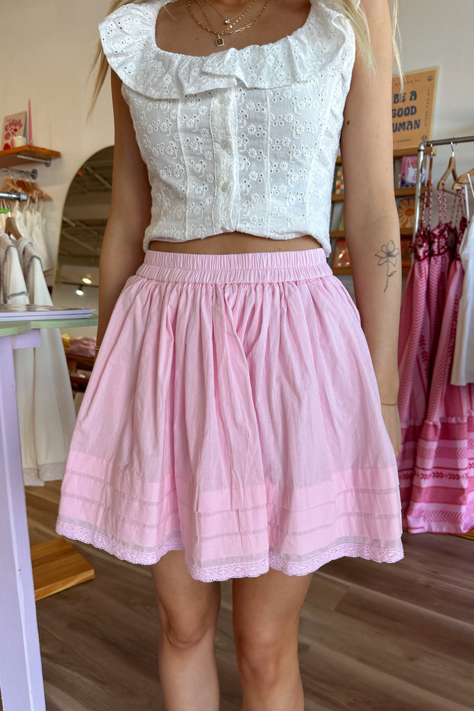 Pink Mini Skirt, Pixelated Boutique, Women's Clothing, Women's Jewelry and Gifts, Online Shopping for Women, Latest Fashion Trends, Women's Boutique Clothing, Virginia Beach, Clothing Stores in Virginia Beach, Rush Dresses, Graduation Dresses, Cute Clothes, Aesthetic Trends, Quality Jewelry, East Coast Styles, College Styles, Spring Trends