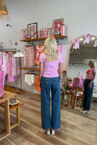 Pixelated Boutique, Women's Clothing, Women's Jewelry and Gifts, Online Shopping for Women, Virginia Beach Clothing Stores, Clothing Stores in Virginia Beach, Aesthetic Fashion Trends, East Coast Fashion Styles, Sustainable Women's Clothing, Unique Gift Ideas for Women, Womens Style, Outfit Inspo, Nautical Summer, Beach Girl, Summer Outfit, Summer Inspo, Summer Jeans, Dark Wash Jeans 