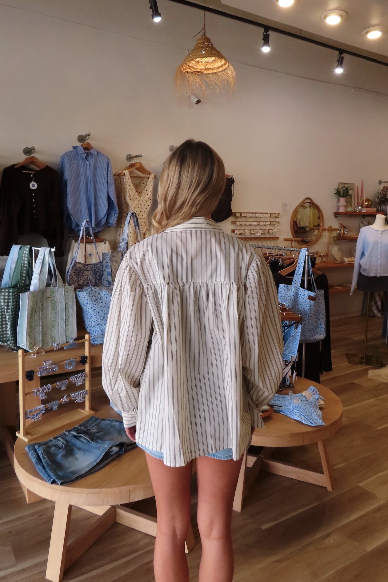 Pixelated Boutique, Women's Clothing, Online Shopping for Women, Fashion Trends 2026, Outfit Inspo, Virginia beach clothing stores, clothing stores in Virginia Beach, fashion outfits, fashion Inspo, women’s outfit 2026, outfit ideas, fashion, spring aesthetic, women’s spring outfit, spring style, spring break, button down shirt, chic style, wardrobe staple, stripes