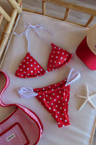  Pixelated Boutique, Women's Clothing, Outfit Inspo Spring, Summer fashion outfits, Spring fashion Inspo, Spring fits, Spring fashion inspo, winter dresses, women’s spring outfit 2026, Spring aesthetic, Spring Break, Vacation Bikini, Baithing suit, Womens swimsuit, polka dot, red and white bikini 