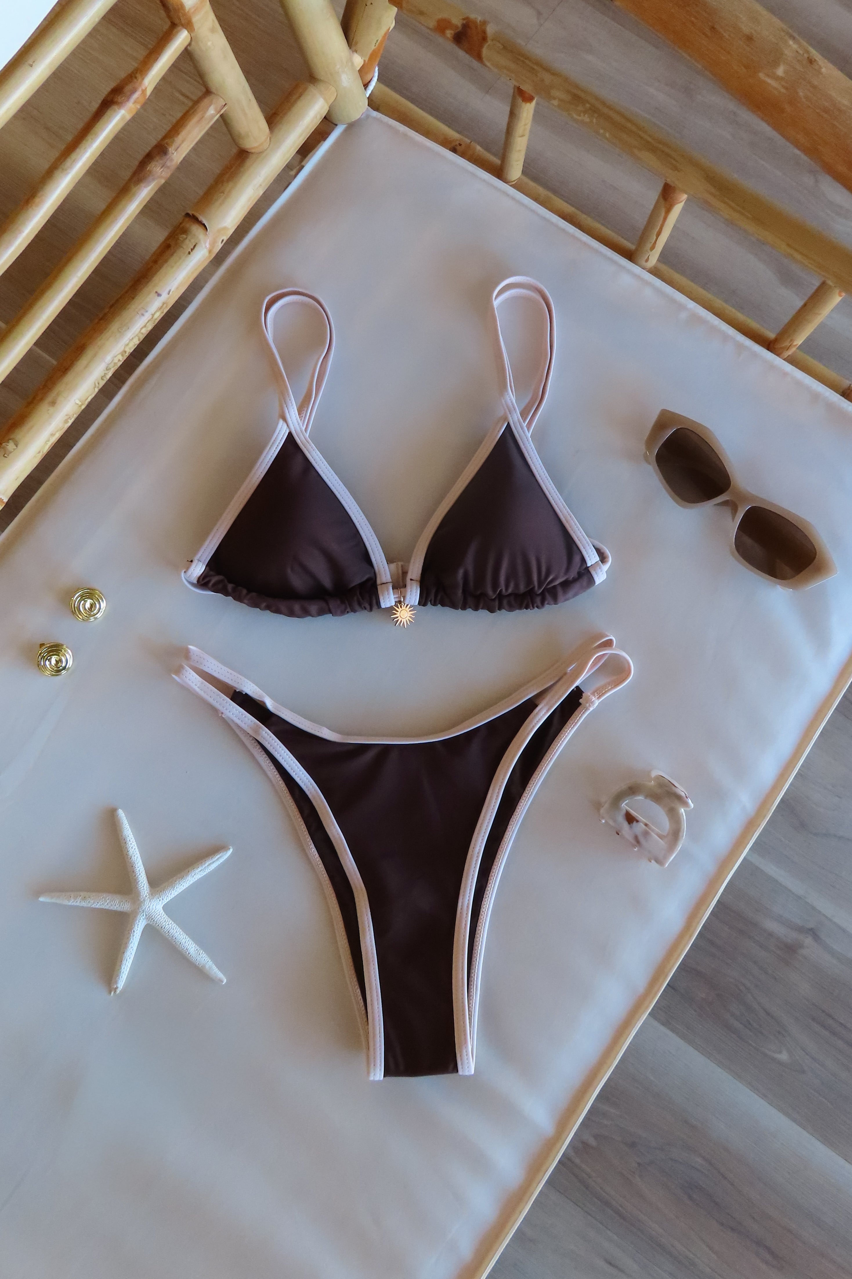  Pixelated Boutique, Women's Clothing, Outfit Inspo Spring, Summer fashion outfits, Spring fashion Inspo, Spring fits, Spring fashion inspo, winter dresses, women’s spring outfit 2026, Spring aesthetic, Spring Break, Vacation Bikini, Baithing suit, Womens swimsuit, polka dot, brown bikini 
